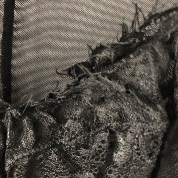 Trezzi Collection Runaway black lace bodysuit S - Picture 5 of 13